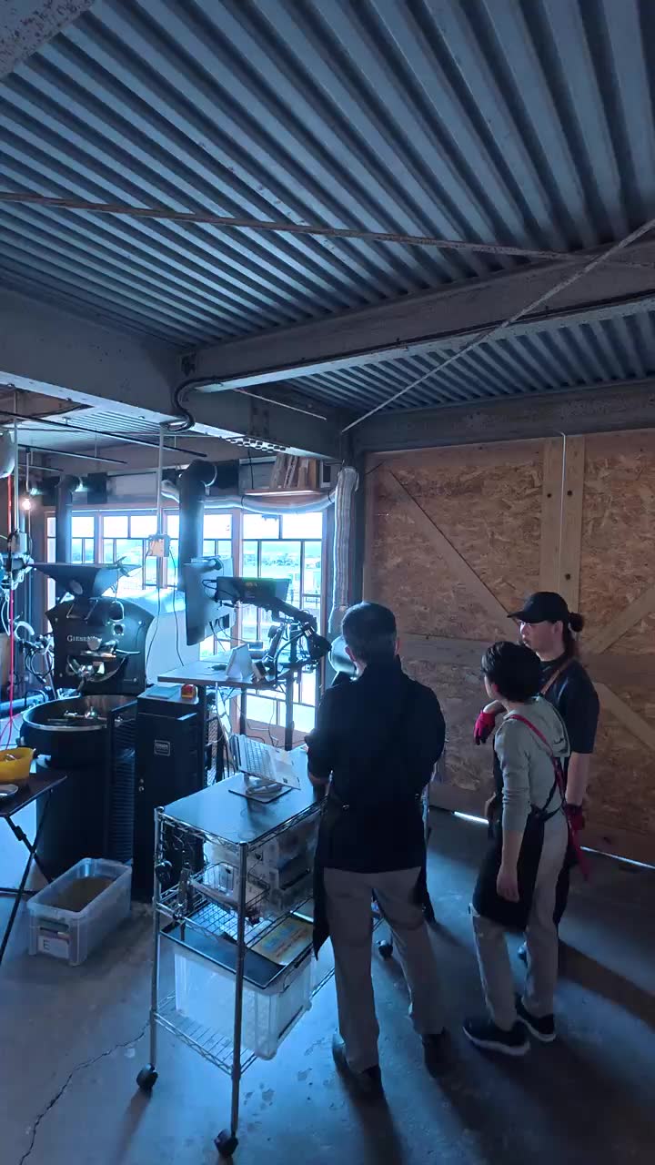 焙煎セミナーの現場